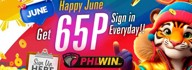 happy june get 65P sign in everday